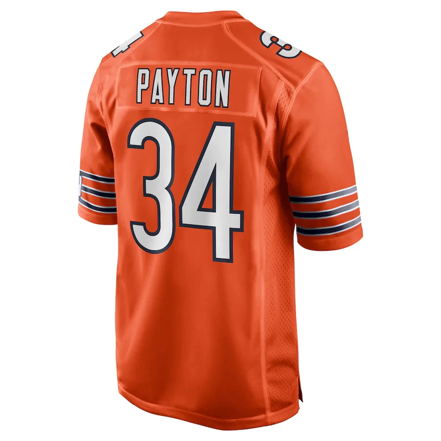 34 Walter Payton американский футбол футболки лимитированной команды сублимационная форма оптовая продажа