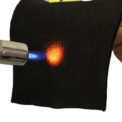 Fireproof flame retardant 100% activated carbon fiber felt for fireman welding suits welding blanket sale
