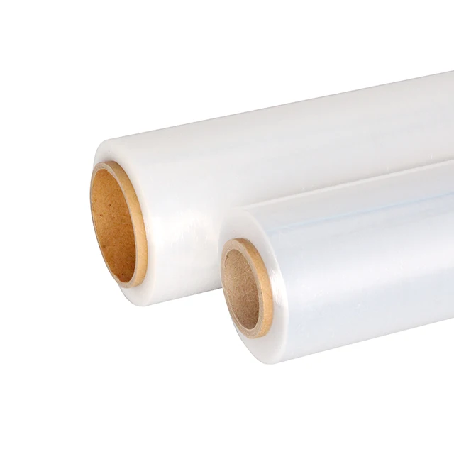 Factory Price 50cm Wide Hand Stretch Film 500mm Pallet Stretch Film Translucent Soft Packaging Film for Industrial Use