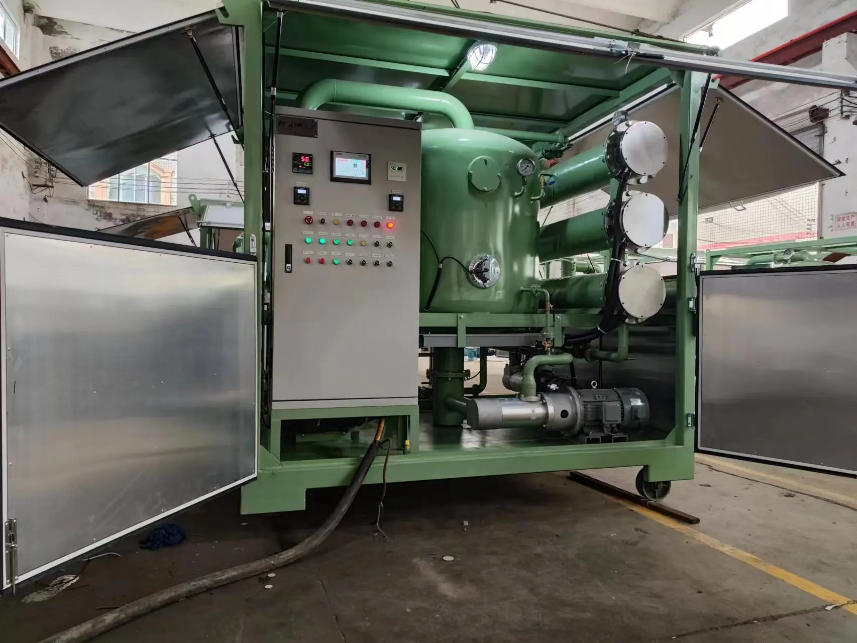 12000L/HTransformer Oil Purifier Machine/high vacuum oil purification plant