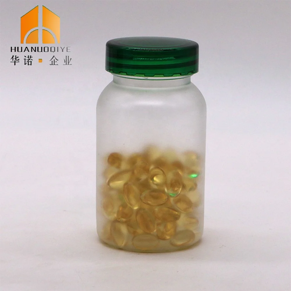 100ml 120ml 150ml 180ml Food Grade Customized Health Product Capsule Pet Empty Round Plastic Bottle For Capsules