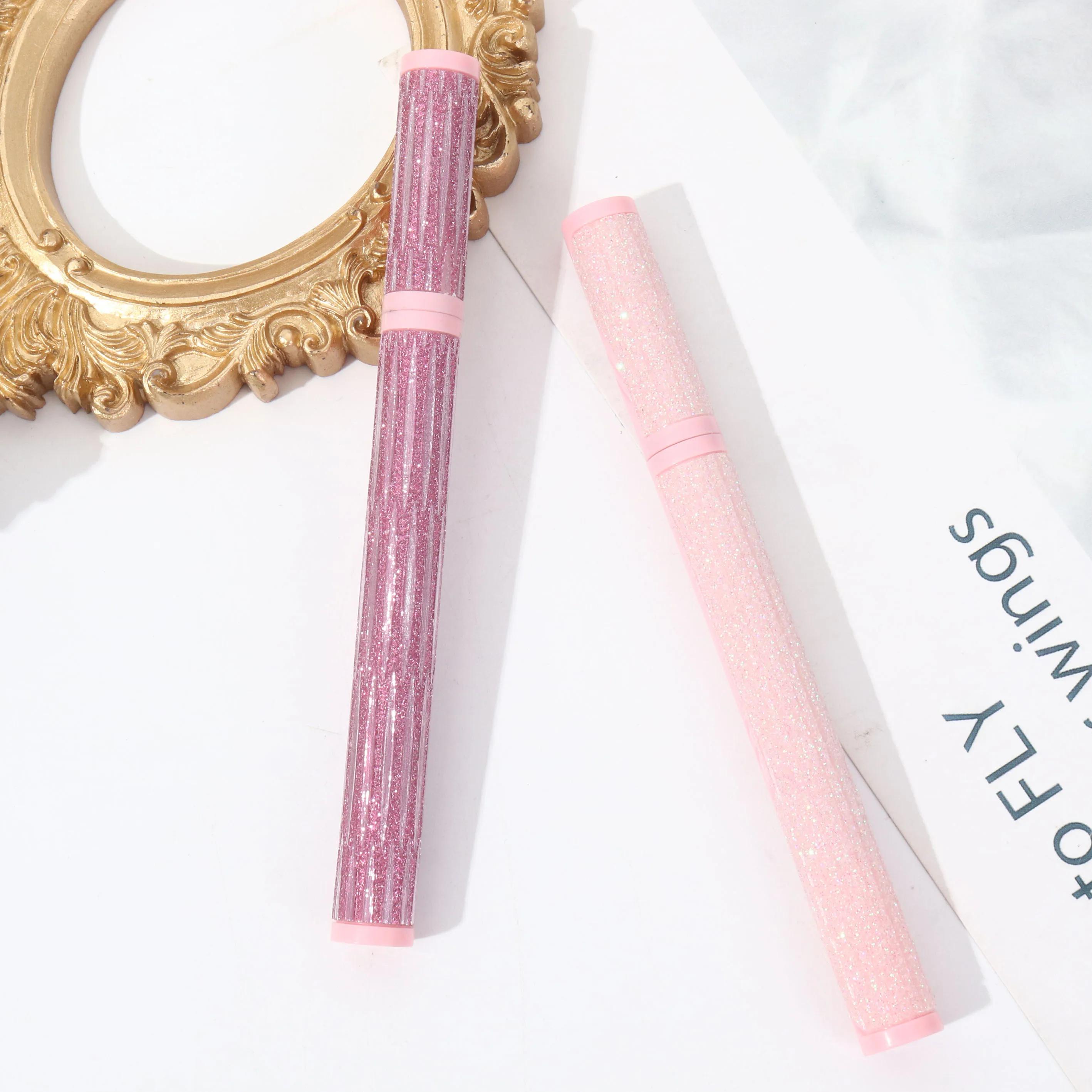 Wholesale Waterproof Fast Drying Eyelashes Liquid Liner Pen Lash Glue Pen Private Label Rhinestone Magic Glue Adhesive Eyeliner
