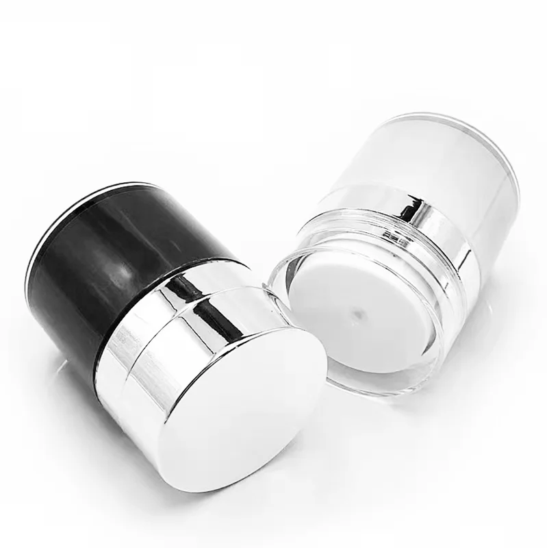 Acrylic Airless Pump Cosmetic Packaging of Cream Jars and Cosmetic Containers