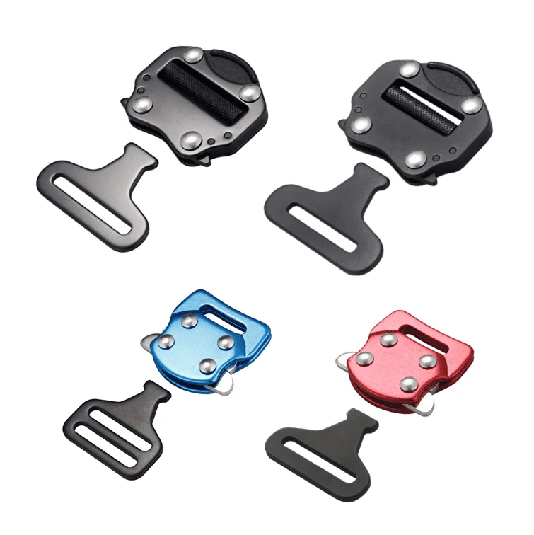 Sports Design Steel Seat Belt Buckle 2 3 4 5 Points with Plastic and Aluminium Materials