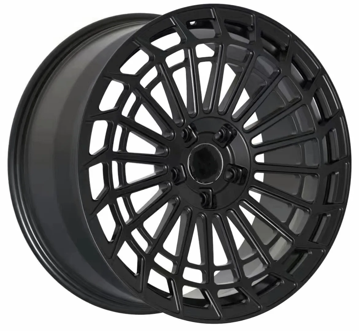 Custom made matt black 18 19 20 21 22 23 24 inch 5*112 5*130 forged passenger car wheels rims for Mercedes-Benz AMG C63 C63s S63