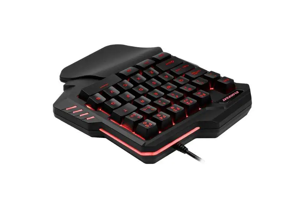 Mini gaming keyboard mechanical RGB one hand keyboard and mouse combo for mobile