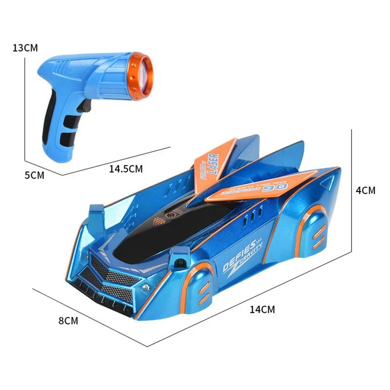 New Arrival Infrared Laser Guided Remote Control Wall Climbing Car Toy RC Cars Toy for Children Wall Climbing Car
