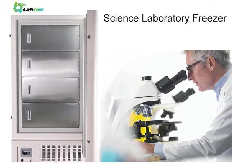 Labtex 808L Refrigeration Equipment Medical Refrigerator -86C Freezer Upright Ultra Cold Medical Freezer