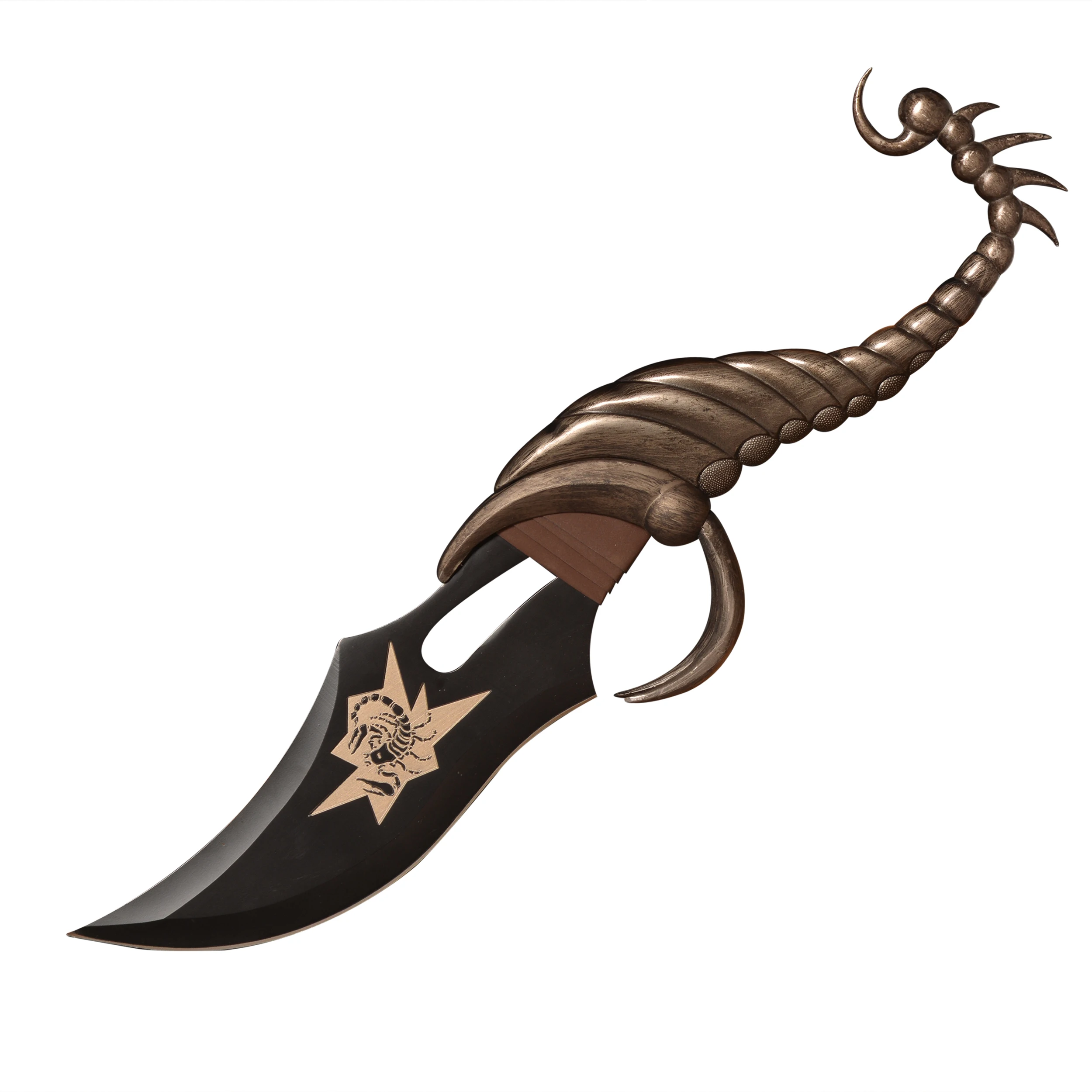 Popular Black Scorpion Dagger Ornaments For Cosplay Collection Gift Display ornaments