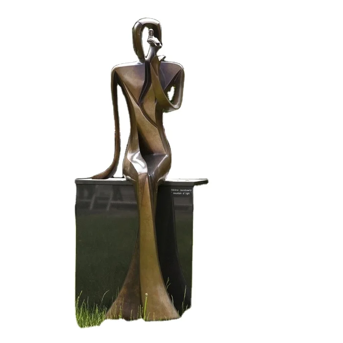 Натуральные бронзовые сексуальные девушки обнаженные садовые статуи