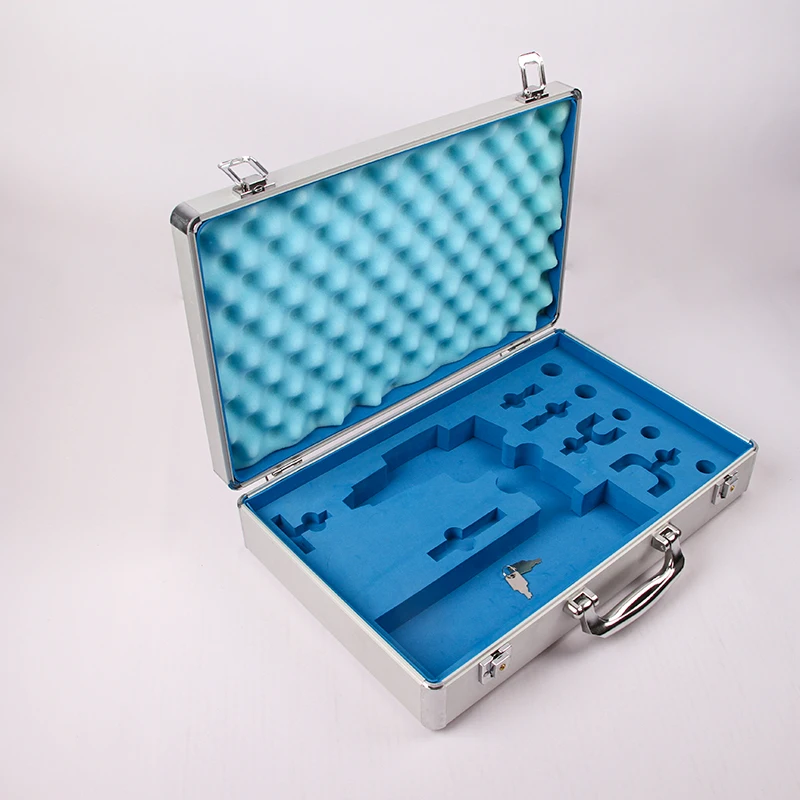 Logo customized hard metal aluminum carrying flight case tool box for health care medical equipment