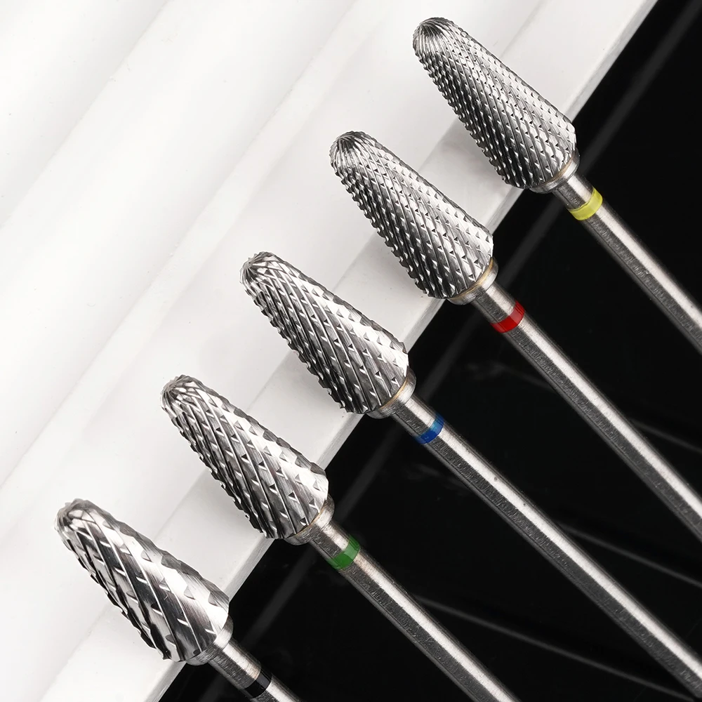 Special Shape Tungsten Carbide Milling Cutter Burrs Nail Drill Bits Nail File Manicure For Nail Art Tools