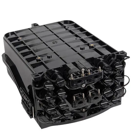 water proof  black Fiber optic distribution box  preconnected 16core 16 hilos negro cajas nap preconectorizados 1x16