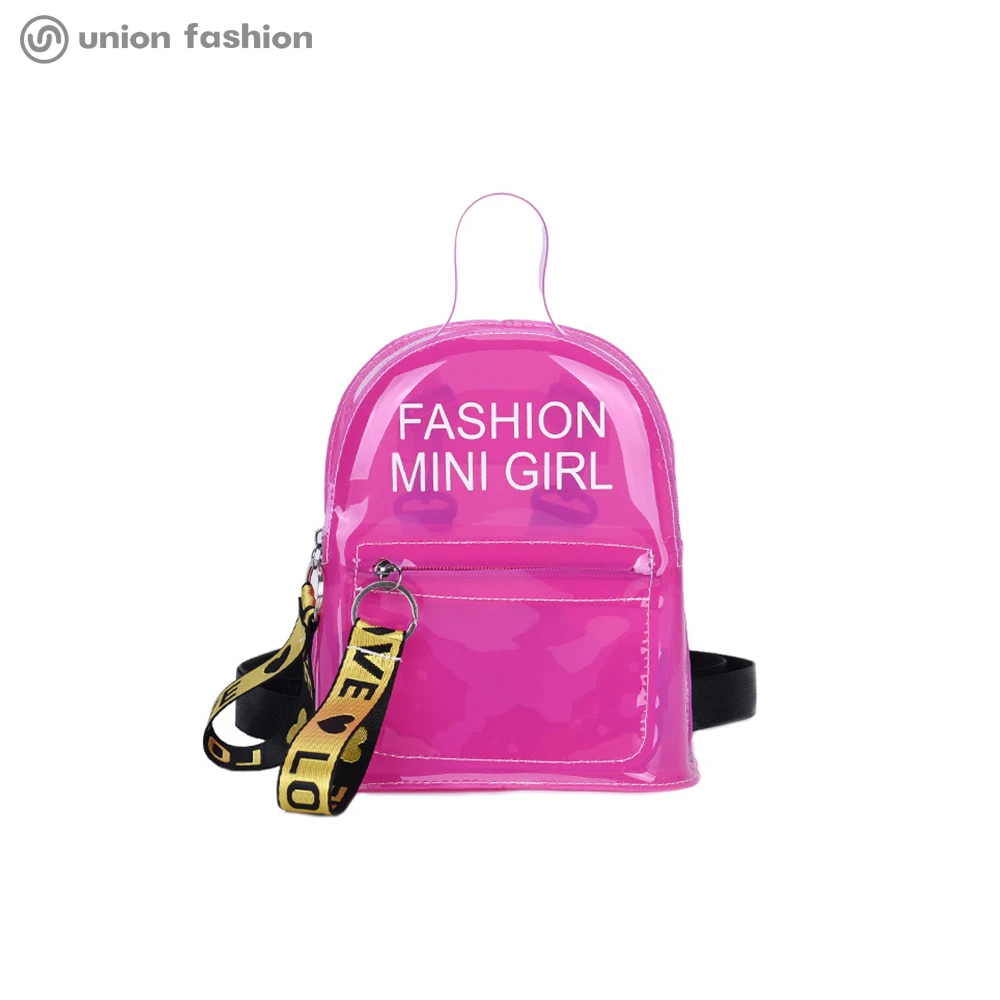
Fashion Style Transparent Jelly Lady Backpack School Bags Women Luxury Backpacks 