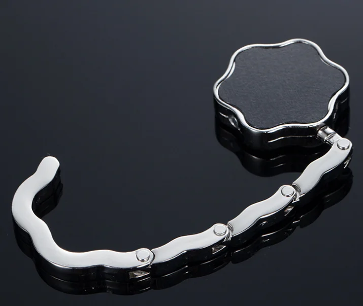 Custom Logo Folding Bag Holder Purse Hook Handbag Holder Handbag Hanger Bag Hook Bag Hanger Table Hook