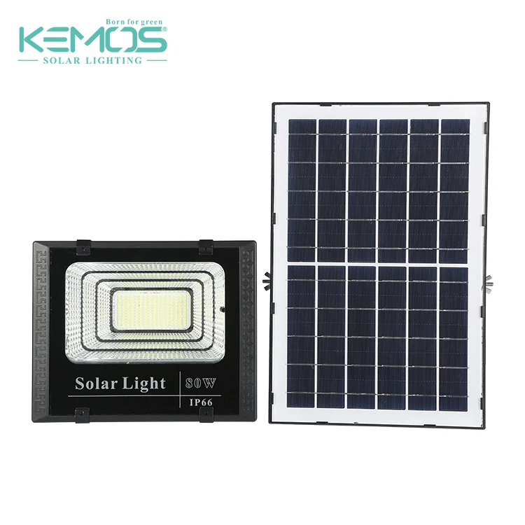 
Hot Sale Outdoor Ip66 Waterproof Intelligent Remote Control 45 80 150 300 W LED Solar Powered Flood Light 