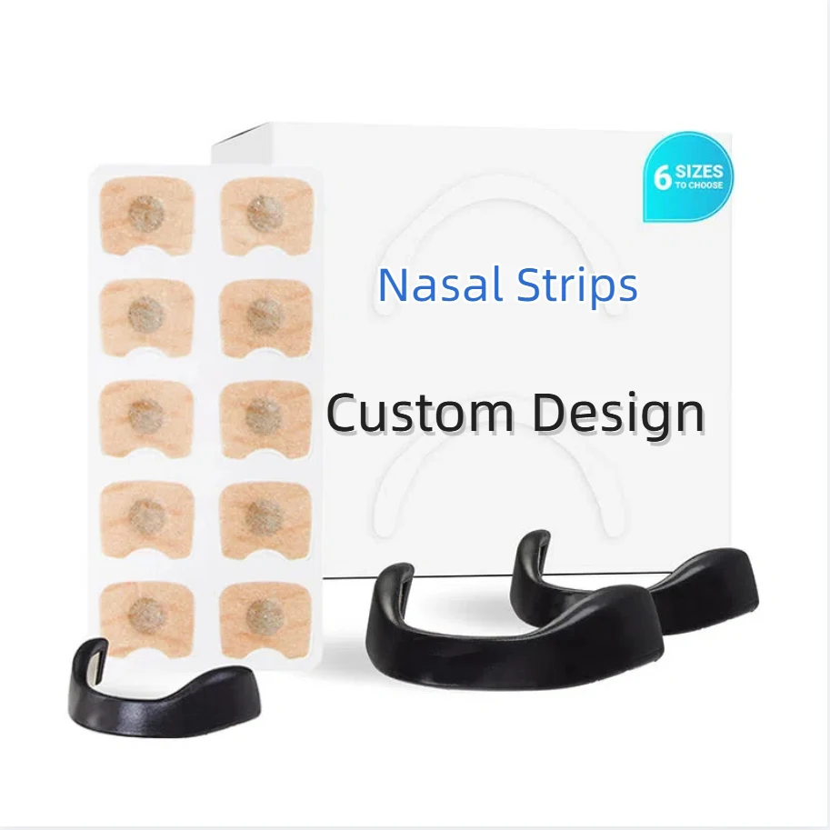 Magnetic Breathing Nose Strips Effective Snore Stopper Magnetic Nasal Strips with Magnet for Sleep and Sport