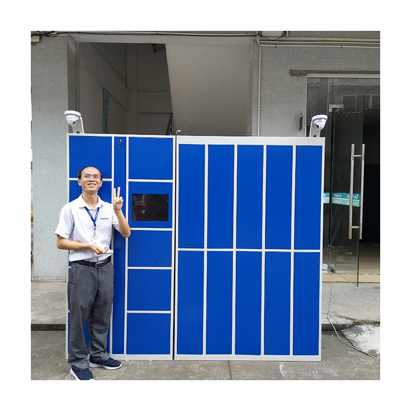 Manufacturers Selling Intelligent Storage Cabinet Metal Parcel Delivery Locker Customized Outdoor Locker