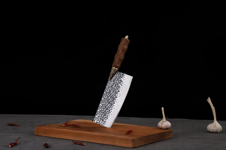 4 Pcs/set Stainless Steel Kitchen Knife Set Forged ABS Handle Kitchen Knife Set with wooden block