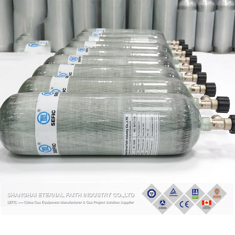 Compressor hpa 4500psi carbon fiber scuba tank gas cylinder