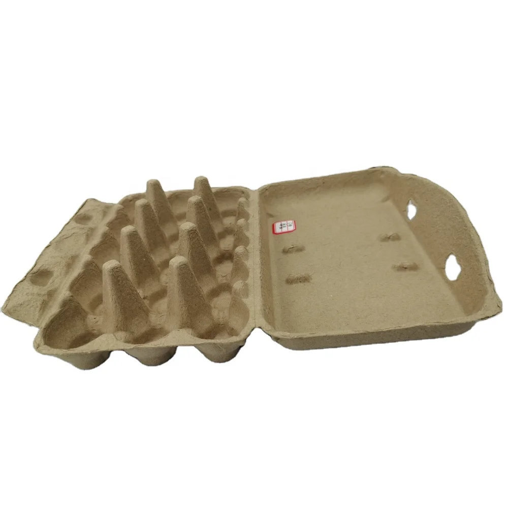 Hot Sale Low Price Bio-degradable Paper Pulp6/ 10 /12/ 15/ 30 cells Egg Carton quail egg packing box