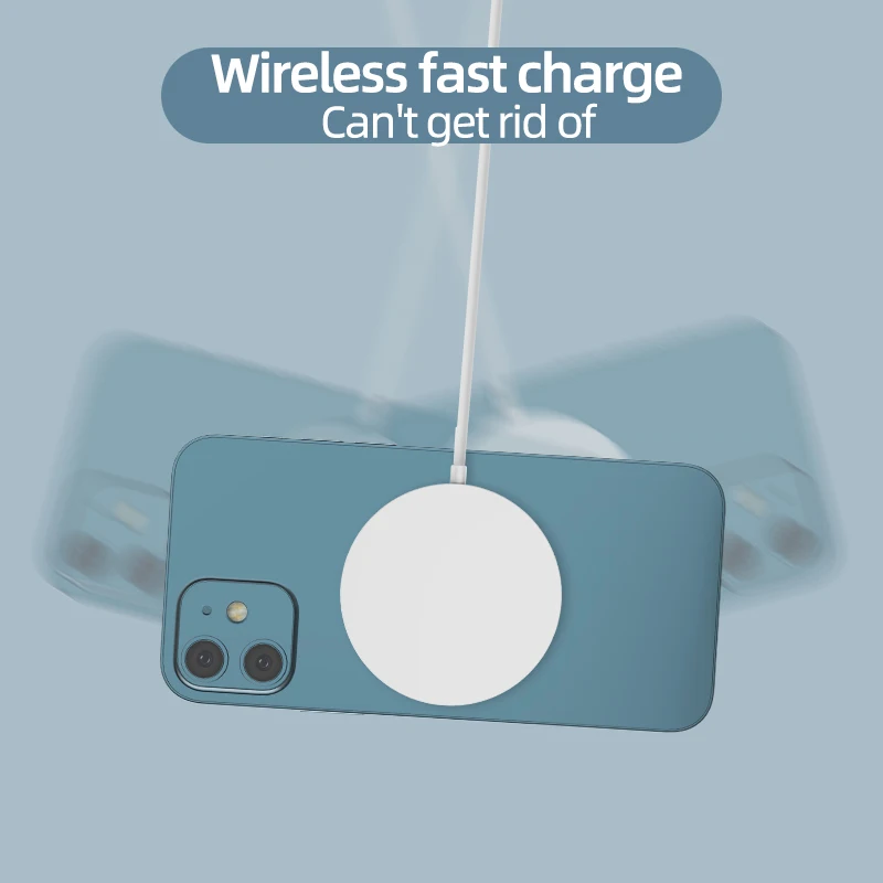 Factory direct Fast Wireless Charging 15W  9V1.67A  Wireless Charger pad for i-phone Quick Round Wireless Charger