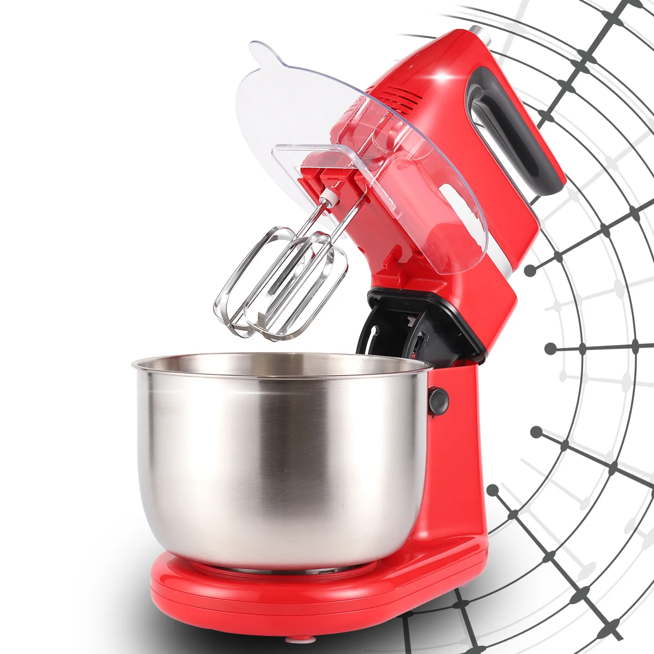 mutfak robotu batidora electric mixer mixeur robot kitchen baking mixer automatic Modern standmixer with bowl