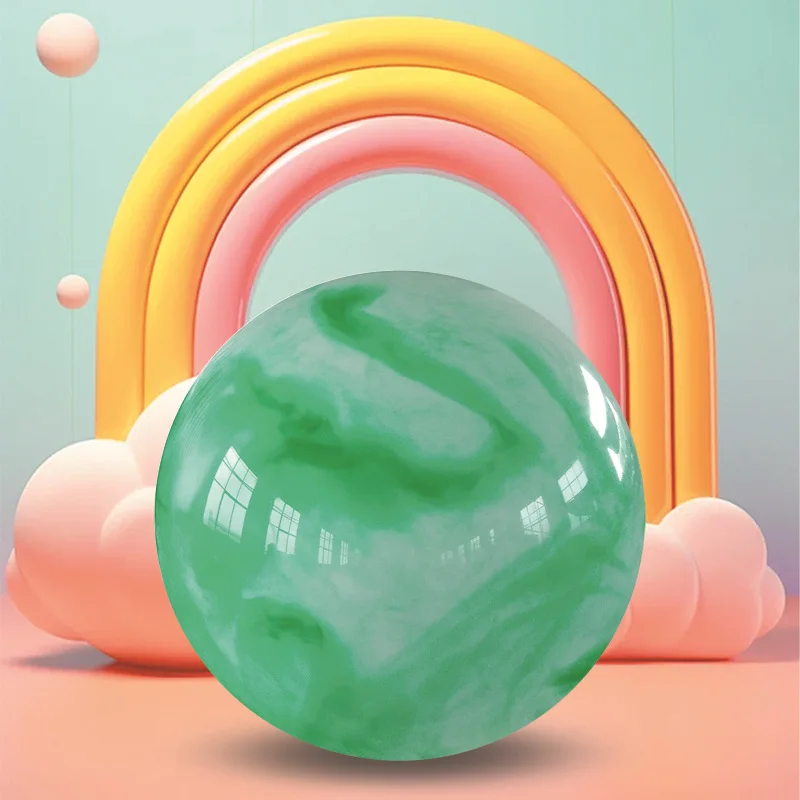 Allogogo Inflatable Marble Cloudy Bouncing Toy Ball For Kids Adults Beach Playground School Water Play Ball