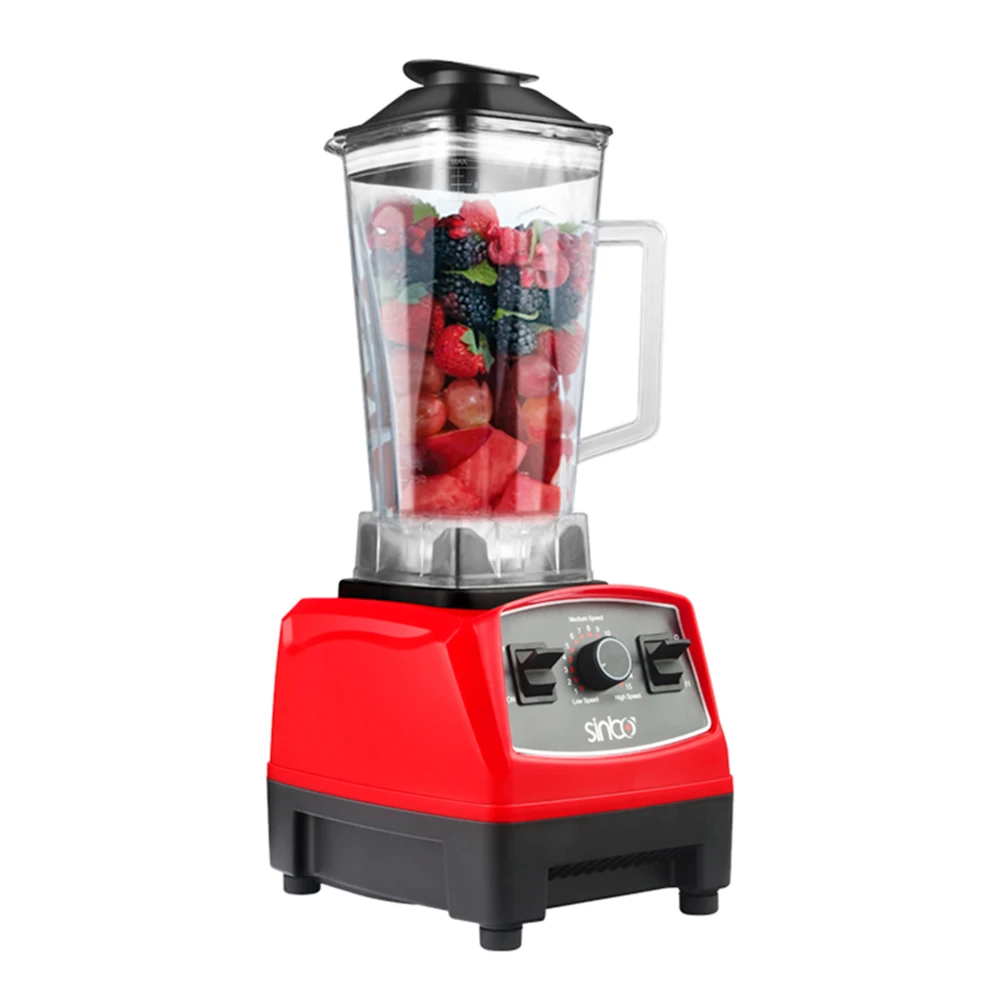 commercial Grade Timer Blender Mixer Heavy Duty Automatic Fruit Juicer Food Processor Ice Crusher Smoothies 4500W