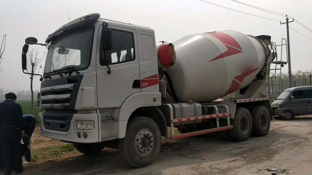 Truck Mixer Concrete SY312C-6W(V) Mixer Concrete Mix Capacity 12m³ Concrete Mixers with Easy Maintenance