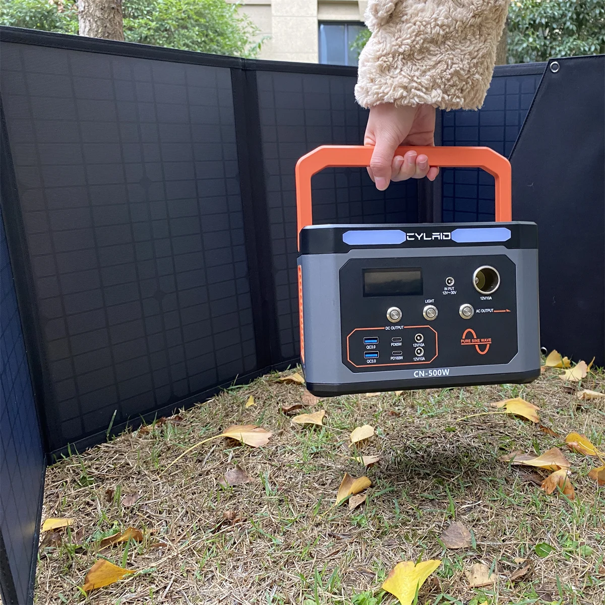 220v Portable Charging Power Stations 500W 1000 Watt 2000w Solar Power Generator For Camping