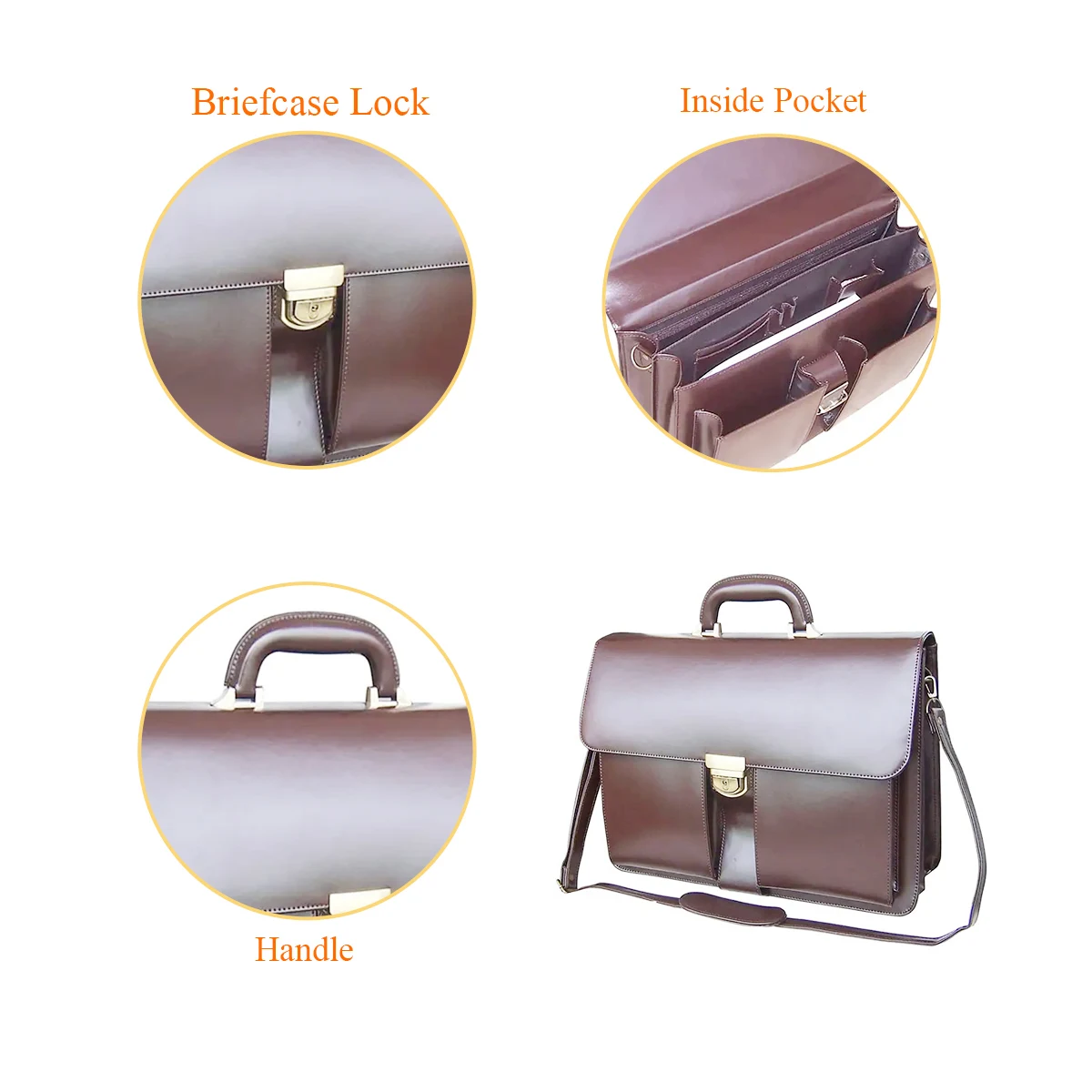 Genuine Leather Briefcase Business Genuine Leather Briefcase Male Backpack Laptop Briefcase