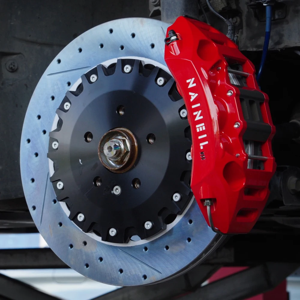 Naineil Upgrade Brake Systems Racing Forged 6 Pot Caliper 6 Piston 355mm 380mm Brake Discs Rotor Big Brake Kit