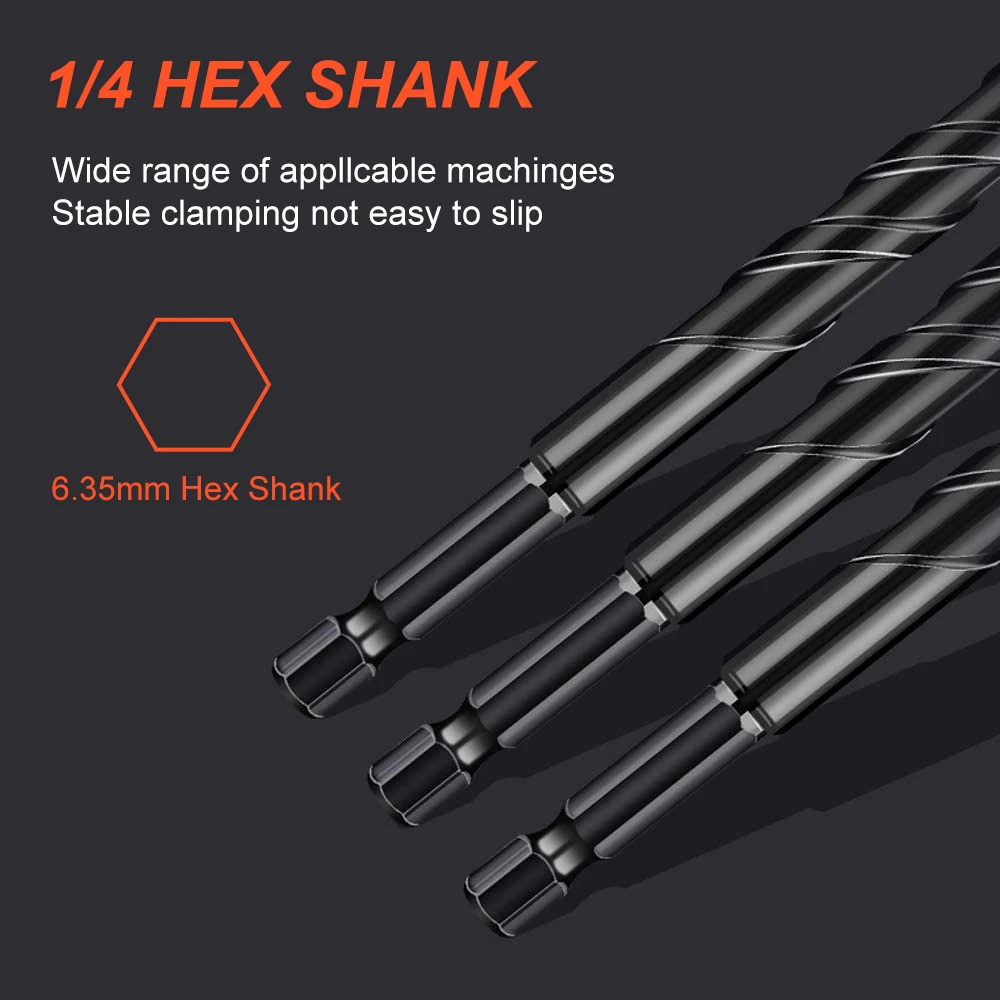 Fryic Triangular handle multifunction drill bits for ceramic tile, glass, brick wall, wood diamond hole saw masonry drill bits