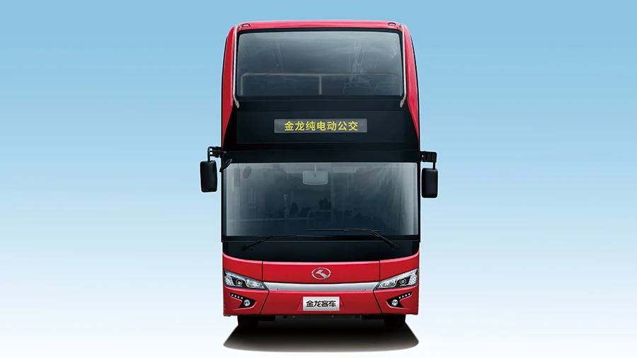 Factory Price KingLong City Bus XMQ6108 58 Seaters Pure EV Electric Passenger City Bus for Sale