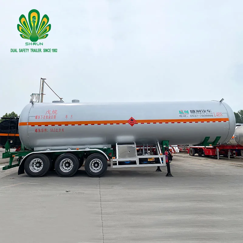 LPG Tanker Methane Tank Trailer LPG Railway Propane Transport Trailer Road Tanker Trailer