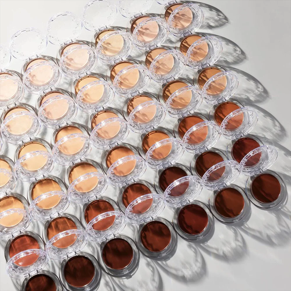 Private Label  Waterproof Vegan Matte  Cream To Powder Foundation  Cream For Black Skin