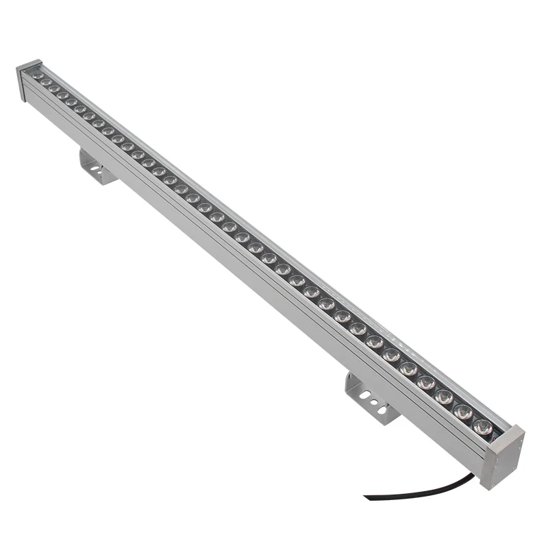 DMX Waterproof IP65 Outdoor RGB Wall Washer Lights LED Linear Facade Lighting For Landscape Building Outside