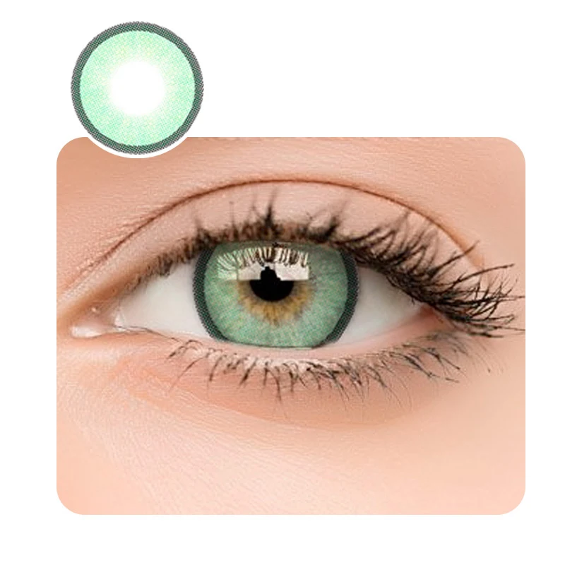  Цветные контактные линзы серии beautyуголок 2 шт./пара Aurora II для окрашенных глаз цветные