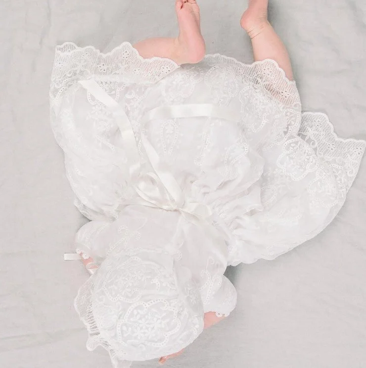 new born baby christening dress puffy Flower Bow Girl Dress Party Birthday wedding princess white Girls%27 baby baptism Dresses+