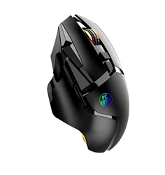 Wireless Gaming Mouse Pixart 3325 Hero Gaming Sensor 10000 DPI RGB Ultra Light 11 Programmable Buttons Long Life Battery