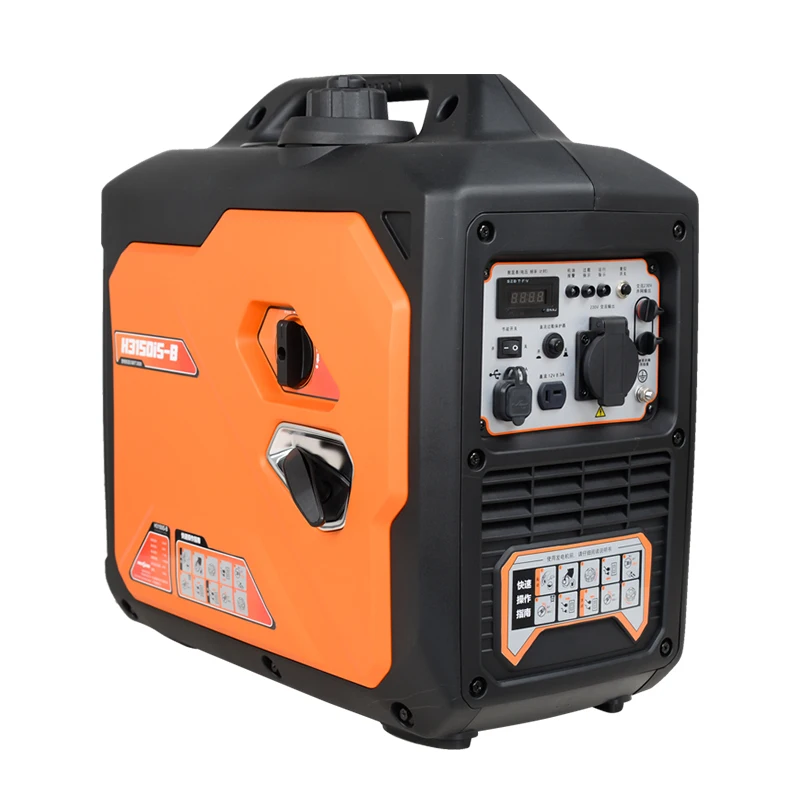 Hwasdan Small Super Silent Mini Portable 2200 Inverter Generators Max Output 2.3KW 2kw Inverter Gasoline Generators