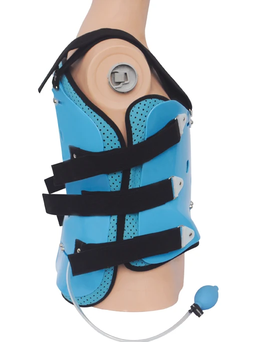 CE Hot Sale Head Neck Chest Support Brace Traction Device Orthosis Adjustable Plastic Cervical Collar Thoracic Orthopedic