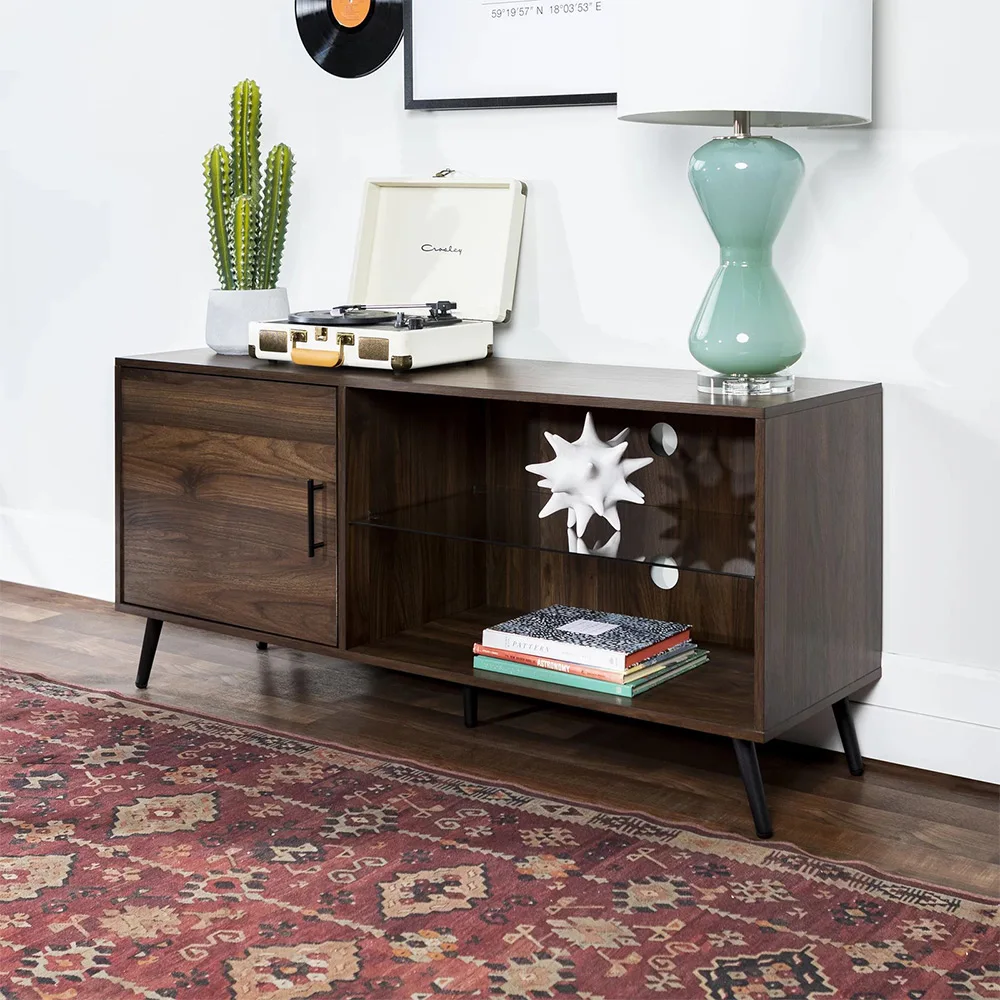 NBHY Multi-Functional Wooden TV Cabinet Entertainment Center TV Stand Storage Cabinet