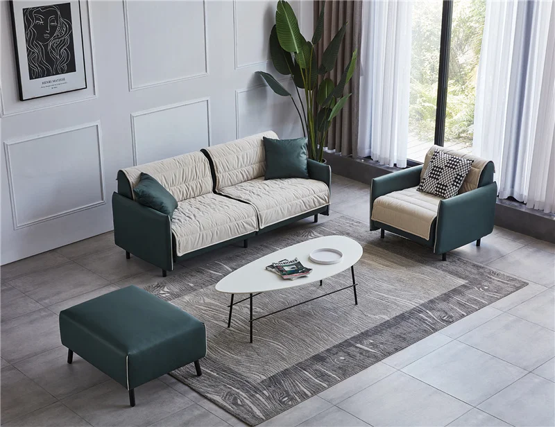 Sofa Set Living Room Furniture KD design with softer cover