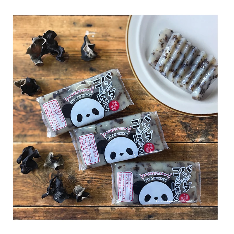 Japan Jelly easy to eat dessert Panda mushroom konjac rich in dietary fiber