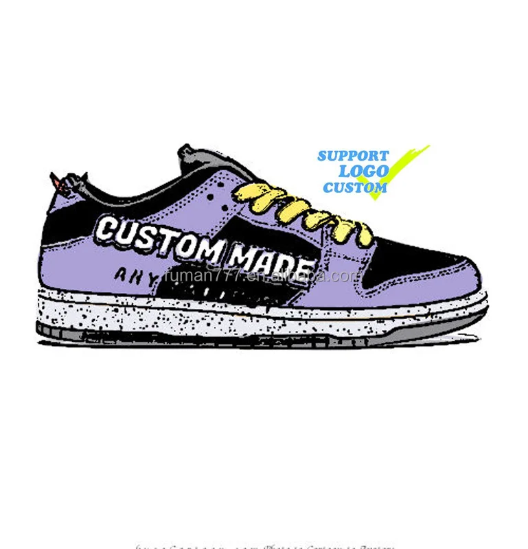  Оригинальные мужские баскетбольные кроссовки Dunks на заказ кожаные с высоким и низким