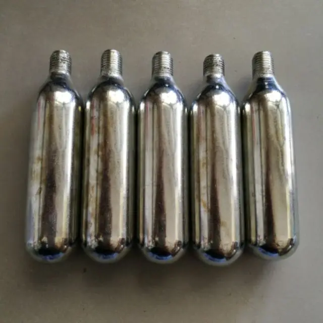 Factory direct sale high quality food grade mini threaded 16g co2 cartridge