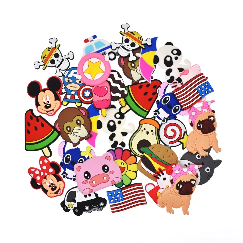 2020 cheapest price customized character pvc silicone Cartoon design  mobile cell phone holders DIY Accessories