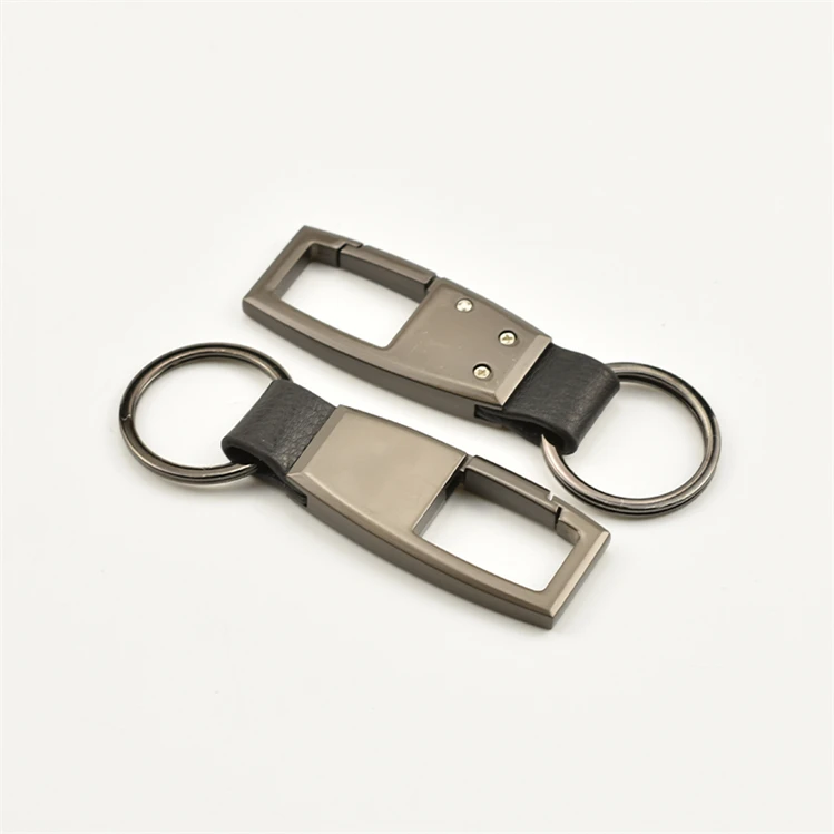 Car logo keychain leather metal Keyring For bmw m mercedes amg audi sline s line